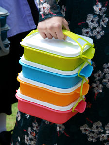 Large Capacity Multi-layer Lightweight Food Grade Picnic Lunch Box Outdoor Camping Fruit Food Box Portable Adult Commuting Container