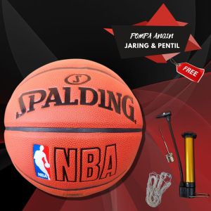 Bola Basket SpalDing NBA Bahan Kulit Size 7