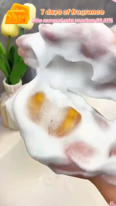 【24H Shipping】Essential oil perfume soap korea - Long Lasting Fragrant Bath Whiteing Soap with 24K golden soap