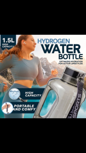 Hydrogen Water Bottle Generator Portable Rich Hydrogen Alkaline Water Maker Sport Water Bottle BPA Free