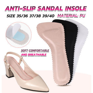 C.N. Anti-Slip Sandal Insert Pads Insole for Women Sweat-absorbing Deodorant Sole Sticker 1 pair