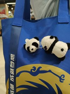 Cute Panda Bear Plushie Pin Fresh out Fashionable Accessory Bag Clothes Decor Couple Matching Adorable Animal Toy Pin
