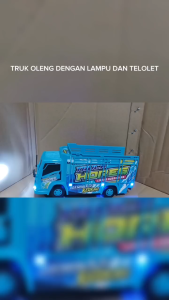 Mainan Anak Dump Truck Tanah Mobil Truk Oleng Telolet Basuri