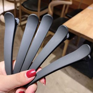 Large Size Hair Clips Hair Fixing Duckbill Forehead Top Clip Barber Shop Hairdressing Accessories Womens One-word Hair Cards
