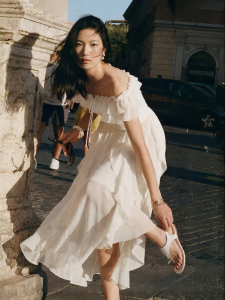 Vero Moda | Đầm Xòe Mới Hè Có Nơ Trước