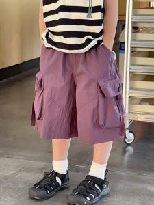 Quick Dry Thin Loose Casual Boys Cargo Shorts