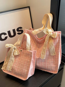 กระเป๋าสะพายไหล่ทรงสี่เหลี่ยมผืนผ้าขนาดใหญ่สำหรับเด็กและเยาวชน กระเป๋าใส่ของสำหรับเดินทางแบบถือได้ กระเป๋าสะพายไหล่แบบลำลองสำหรับผู้หญิง กระเป๋าใส่ของสำหรับใช้ในชีวิตประจำวัน