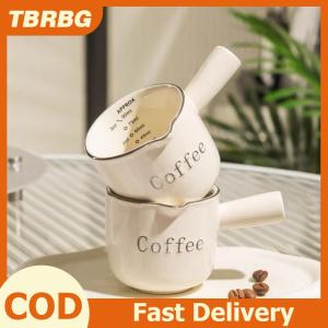 TBRBG Gốm Espresso Cà Phê Đo cup với quy mô khai thác cup sữa cup sữa Pitcher với xử lý pha cà phê Mixer quy mô đo Mugs