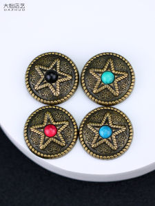 หัวเข็มขัดกระเป๋าสุดเก๋สไตล์ย้อนยุคสำหรับตกแต่งกระเป๋าหนังทำมือ เครื่องประดับแฟชั่นสุดเก๋จากจีนแผ่นดินใหญ่