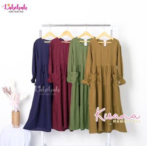 LABEBAH HOMEDRESS POLOS ANAK BALITA CEWEK USIA 2-5 TAHUN DRESS MUSLIM BAHAN RAYON VISCOSE PREMIUM ADEM GAMIS CANTIK MURAH WARNA NAVY DAN MAROON BAJU MUSLIM NGAJI HARIAN ANAK PEREMPUAN BISA COD KIRANA SERIES