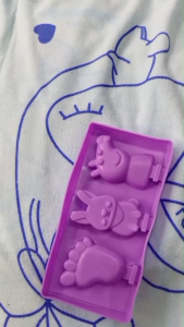 DIY Cetakan Stik Es Krim Popsicle Coklat Silikon BPA Free Karakter Mold Silicone Food Grade Lolipop