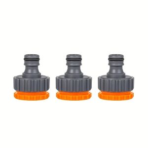 3/5/10-Pcs Female Thread Tap Adapters - 1/2" & 3/4" Quick Connect Tap Fittings for Garden/Watering Systems