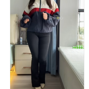 High Waist Yoga Pants Womens Fitness Running Trousers Outerwear Slimming Tightening Belly Button Lifting Flared Pants