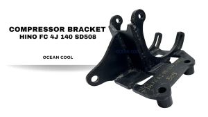 ขาคอมเพรสเซอร์ ฮีโน่ FC 4J 140 แรง ซันเด้น 508 แบบสไลด์ AS0102 COMPRESSOR BRACKET HINO FC 4J 140 SD508 ขาคอมแอร์