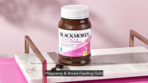 BLACKMORES Pregnancy & Breastfeeding Gold Vitamin 180 Capsules Mother preparing for pregnancy and breastfeeding EXP:Sep 2027