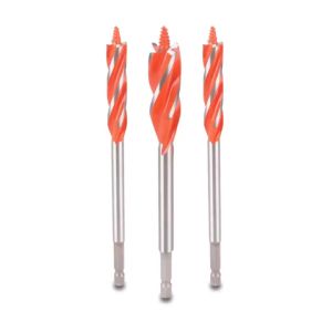 5pcs/Set Mata Bor Kayu Panjang 170mm Mata Bor Lobang Kayu Hex Handle 10/12/14/16/18mm Wood Working Drill