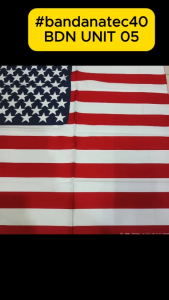 Tec40store High-Quality 100% Cotton Bandana ผ้าเช็ดหน้า Scarf HandScarf Headscarf 50x50cm BDN UNIT 05