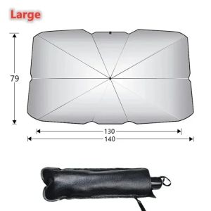 New Car Windshield Sun Shade Umbrella Foldable Sunshade Front Window Cover for UV Ray Block Heat Protection Protector Parasol