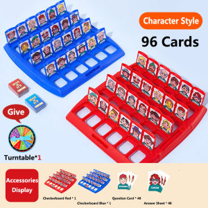 Who Is It Board Game Memory Training Parent-Child Interactive Educational Guessing Set Classic Board Game Funny Family Guessing Games Funny Toys