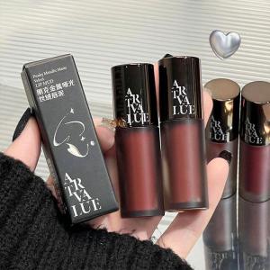 Son Môi Art Value Punk Metal Matte Velvet Lip Mud 01# Son Bóng Mờ Lâu Trôi Màu Sắc Phù Hợp Với Mọi Loại Da Dành Cho Người Lớn