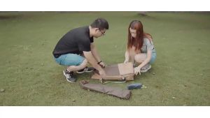 Tấm Tăng Dã Ngoại Cắm Trại Hình Lục Giác - Gấp Gọn Chống Thấm Chống Mưa