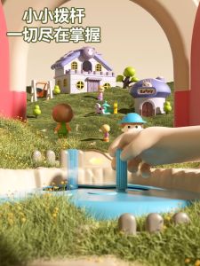 Elsa Princess Magnetic Role Play Toy House Birthday Gift for Girls Childrens Playtime Simulation Castle Cabin 3-6 Years Old