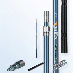 YUZHIYUAN | Ultra-light Ultra-hard Large Fish Catching Net Carbon Rod Telescopic