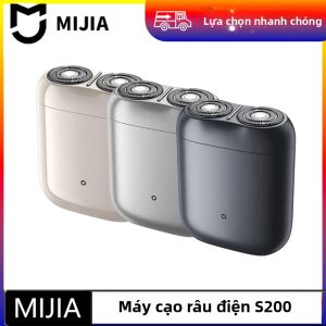 Mijia | Máy Cạo Râu Điện MIJIA S200 Dành Cho Nam Cảm Ứng Thông Minh Hai Vòng Bề Mặt Cong Chống Nước IPX7 Đầu Cạo Từ Tính Có Thể Tháo Rời