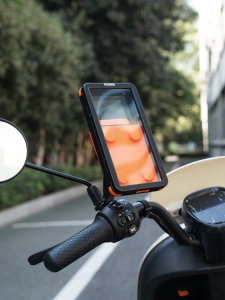 【Local Delivery】ROCKBROS Bicycle Phone Holder Waterproof Shockproof Electric Bike Phone Mount Quick Release 360° Rotation Motorcycle Bracket for 4.7-6.9 Inches Phone