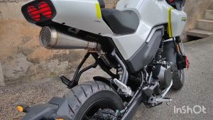 Project79 Exhaust CFMOTO PAPIO XO-1 Slip on Stainless XO125 XO 125 Muffler GP Style Accessories Motor Classic CF MOTO