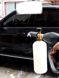 Snow Foam Gun 1/4" Quick Connect with 1L Bottle – High Pressure Car Wash Soap Cannon