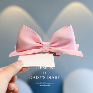 Princess Style Hair Clips Childrens Hair Accessories Red Butterfly Knot Hairpins Girls Hair Decorations 3D Stereo Design