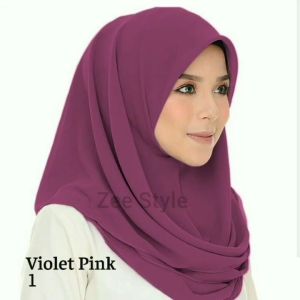 [ Zee Style ] Bawal Chiffon Bidang 45 by Zee Style