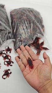 Creative Scary Fake Cockroach Toys 10Pcs Realistic Simulation Insect Prank Tools Creative Ornaments For Party Horror Decor