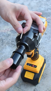 KEELAT KID0010 Cordless Impact Wrench Battery 1/2"Heavy Duty Impact Gun Electric Cordless Wrench Brushless Torque Wrench