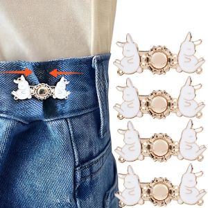 2/5pcs Waist Button Jeans Waist Large Change Small Adjustable Nail-Free Skirt Waist Artifact Tighten Fixed Button