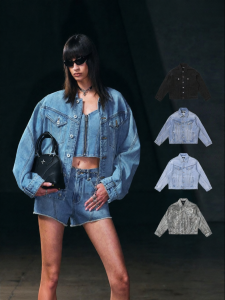 SMFK | Relaxed Fit Retro Denim Jacket Spring Autumn