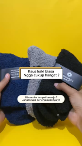 Kaos Kaki Musim Dingin Tebal & Lembut - Cokelat