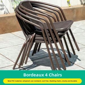 Outdoor Wicker Chair Garden Set