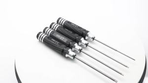RC Tools 4 pcs Hex Screw Driver Set Titanium Plating Hardened 1.5 2.0 2.5 3.0mm Screwdriver for Helicopter Toys