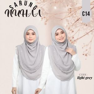 Tudung Sarung Berdagu |Ironless | Instant Hijab |  Nuhaa | Exclusive Hijab |