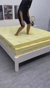 Nệm Cao Su Non American Chính Hãng - Nệm Gấp 3 Nguyên Khối Giao Siêu Tốc Toàn Quốc - Bảo Hành 15 Năm Tặng 1 Ga Cotton