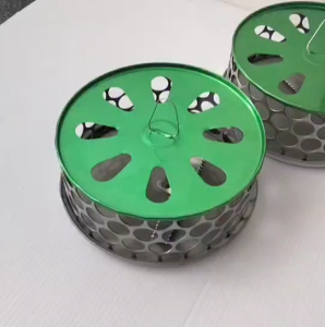 กล่องใส่ยากันยุง ที่ใส่ยากันยุงแบบขด กว้าง 13ซม. สูง 6ซม. แพ็ค 6 ชิ้น มีฝาเปิดปิด