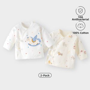 TONGLIANCHUXIN | Zero Pressure Soft Cotton Infants Semi-back Garment 52 size