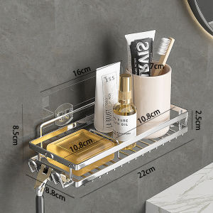 Minimalist Stainless Steel Electric Toothbrush Holder Wall Mounted Tooth Cup Storage Rack Luxury Bathroom Organizer