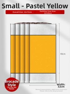 RANDENG | Wannian Red Sprinkled Gold Raw-to-Semi-Processed Xuan Paper Scroll for Calligraphy and Painting 10 Rolls
