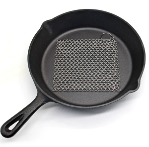 10/15/20cm Cast Iron Cleaner Kitchen Rust Pot Pans Cleaning Scrubber Steel Rust Remover Scraper Brush Kit Metal Cleaning Brush