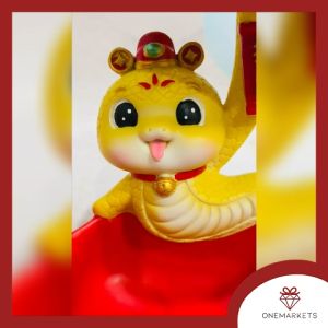 Pajangan Tahun Ular CNY - Dekorasi Pajangan Feng Sui P235