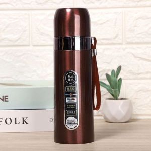 New High Aesthetic Stainless Steel 316 Large Capacity Portable Insulated Water Bottle for Students Men And Women Modern Simple Style