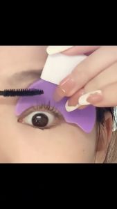 Alat Bantu Make Up Cetakan Eyeliner / Eyeshadow / Maskara Bahan Silikon Multifungsi